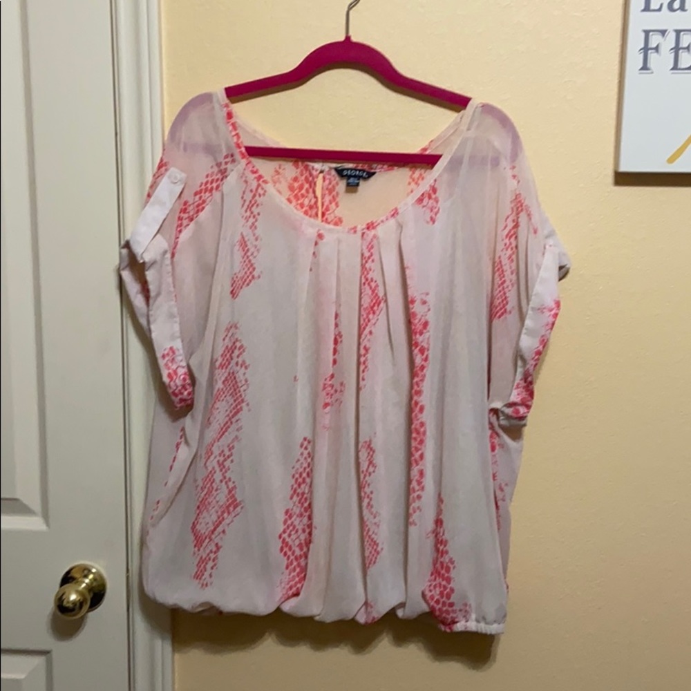 Snake print blouse